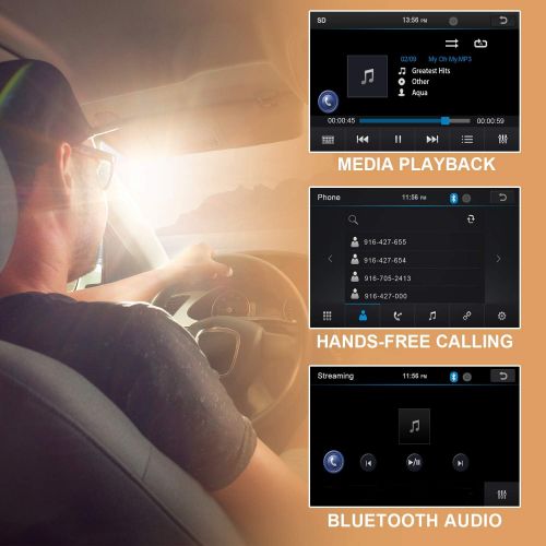  [아마존베스트]Boss Audio Systems BV9364B Car Stereo DVD Player - Double Din, Bluetooth Audio/Hands-Free Calling, 6.2 Inch Touchscreen LCD Monitor, MP3 Player, CD, DVD, USB Port, SD, AUX Input, A