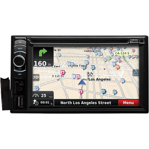  [아마존베스트]BOSS Audio Systems BV9386NV Car GPS Navigation - Double Din, Bluetooth Audio and Hands-Free Calling, 6.2 Inch Touchscreen LCD, MP3, CD, DVD Player, USB, SD, AUX-A/V Inputs, AM/FM R