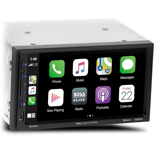  [아마존베스트]BOSS Audio Systems Elite BE7ACP Car Multimedia Player with Apple CarPlay Android Auto - 7 Inch LCD Capacitive Touchscreen, Double Din, Bluetooth, No CD/DVD Player, USB, SD, AV in,