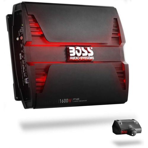  BOSS Audio Systems PT1600 2 Channel Car Amplifier ? Phantom Series, 1600 Watts, Full Range, Class A/B, 2-8 Ohm Stable, Mosfet Power Supply, Bridgeable