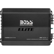 BOSS Audio Systems Elite BE1500.1 Monoblock Car Amplifier - 1500 Watts, 2 4 Ohm Stable, Class AB, Mosfet Power Supply, Great For Subwoofers