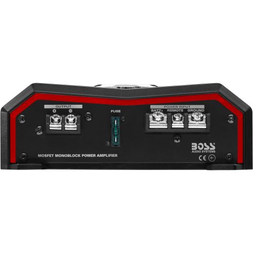  BOSS Audio Systems Elite BE1500.1 Monoblock Car Amplifier - 1500 Watts, 2 4 Ohm Stable, Class AB, Mosfet Power Supply, Great For Subwoofers