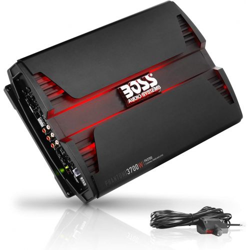  BOSS Audio Systems PV3700 5 Channel Car Amplifier ? Phantom Series, 3700 Watts, Full Range, Class A-B, 2-4 Ohm Stable, Mosfet Power Supply, Bridgeable, Remote Subwoofer Control