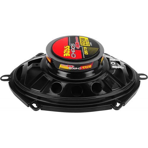  BOSS Audio Systems CH5720 Car Speakers - 225 Watts of Power Per Pair and 112.5 Watts Each, 5 x 7 Inch, Full Range, 2 Way, Sold in Pairs, Easy Mounting