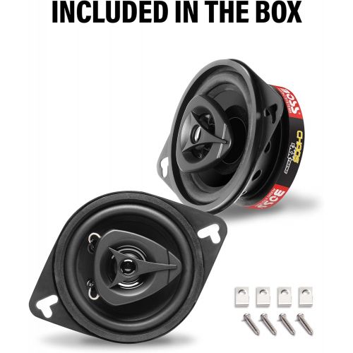  BOSS Audio Systems CH3220B Chaos Series 3.5 Inch Car Stereo Door Speakers - 140 Watts Max, 2 Way, Full Range Audio, Tweeters, Coaxial, Sold in Pairs