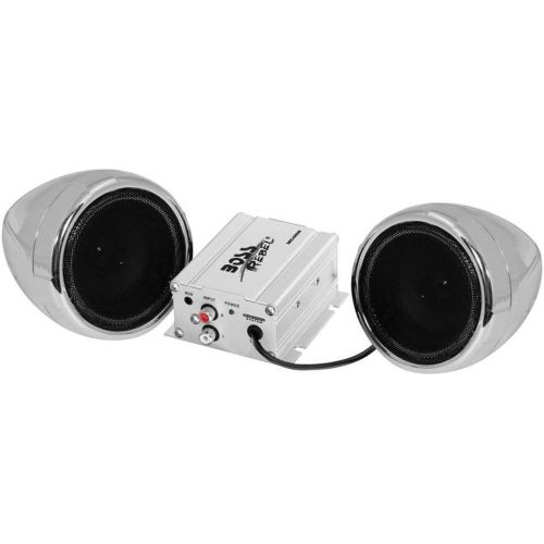  BOSS Audio Systems Boss 3 600W Full Range Bluetooth MotorcycleATV Speaker and Amp System (6 Pack)