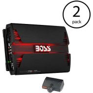 BOSS Audio Systems New Boss PV3700 3700W 5 Channel Car Audio Amplifier Power LED Amp+Remote (2 Pack)