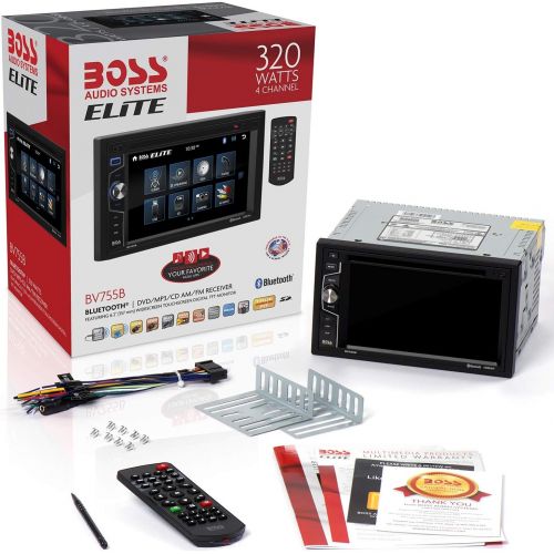  BOSS Audio Systems Boss Audio Elite BV755B Double-DIN, DVD Player 6.2 Touchscreen Bluetooth