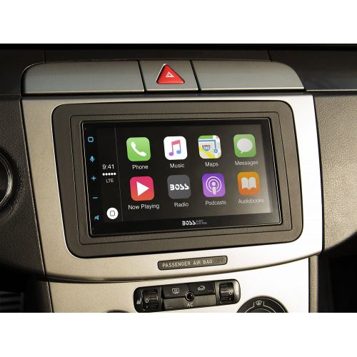  BOSS Audio Systems Boss Audio BVCP9675A Double Din, Apple CarPlay, Android Auto, Bluetooth, 6.75 Capacitive Touchscreen Mech-Less (No CDDVD) AMFM Receiver, MP3USB