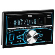 BOSS Audio Systems BOSS Audio 820BRGB Multimedia Car Stereo  Double Din, Bluetooth Audio and Hands-Free Calling, MP3 Player, USB Port, AUX Input, AM/FM Radio Receiver, (No CD/DVD), Multi Color Illum