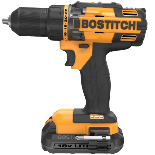  Bostitch BOSTITCH 18-Volt Lithium-Ion Cordless Drill, BTC401LA