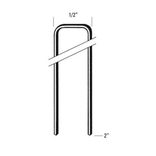  Bostitch BCS1516SS-1M 15.5-Gauge 2 in. x 12 in. Crown Hardwood Flooring Staples (1,000-Pack)