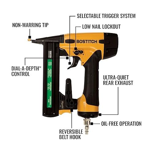  BOSTITCH Crown Stapler, Narrow, 18GA (SX1838K)