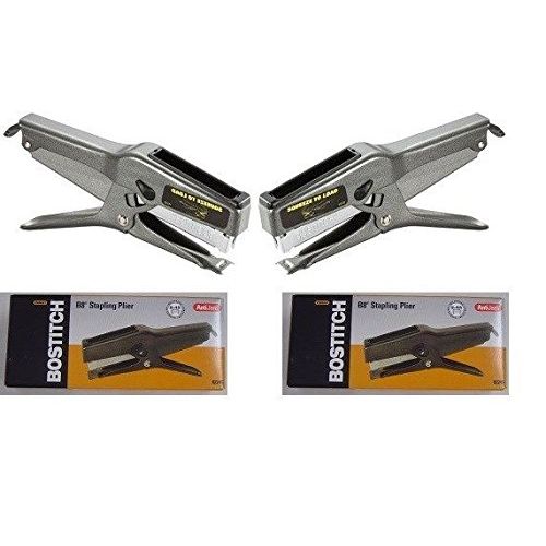  Bostitch - Lot of 2 Stanley Bostitch B8 Plier Staple Gun Stapler