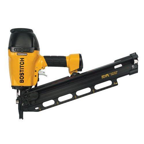  BOSTITCH Air Framing Nailer, Full Rnd, 21 Deg, Plast