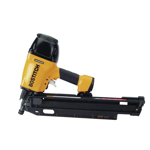  BOSTITCH Air Framing Nailer, Full Rnd, 21 Deg, Plast