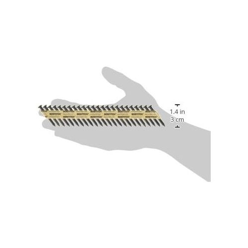  BOSTITCH Framing Nails, Paper Tape Collated, Metal Connector, 1 1/2-Inch x .148-Inch, 1000-Pack (PT-MC14815-1M)