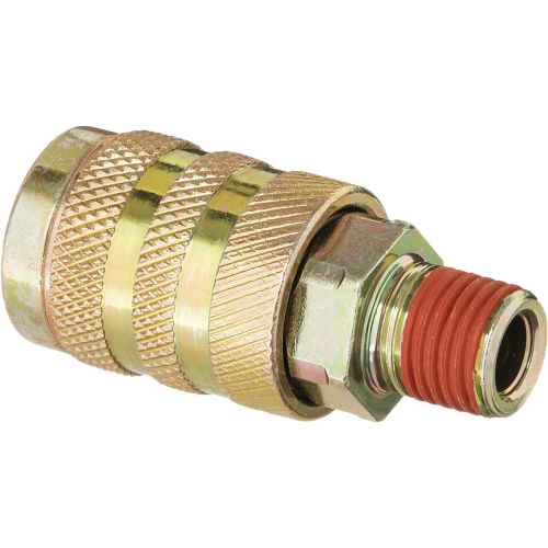  BOSTITCH IC-14M Industrial 1/4-Inch Series Coupler with 1/4-Inch NPT Male Thread