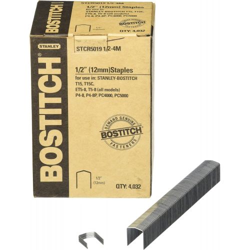  Bostitch STCR50191/2-4M 1/2-Inch by 7/16-Inch Heavy-Duty PowerCrown Staple (4,032 per Box)