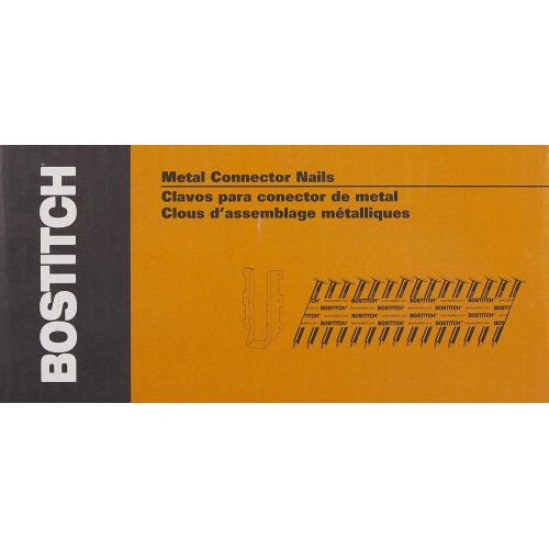  BOSTITCH Framing Nails, Paper Tape Collated, Galvanized Metal Connector, 1-1/2-Inch x .131-Inch, 1000-Pack (PT-MC13115G-1M)