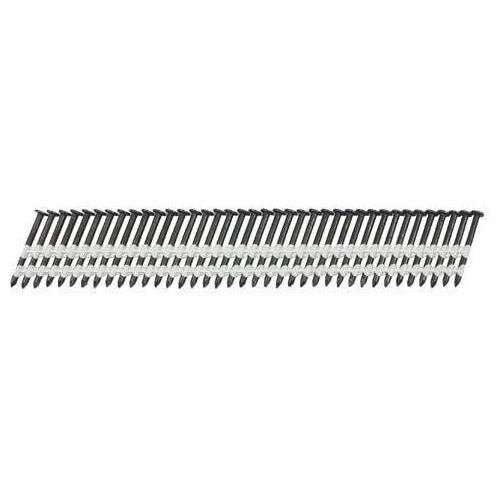  BOSTITCH Framing Nails, Plastic Collated, Metal Connector, Thickcoat Galvanized, Round Head, 21-Degree, 1-1/2-Inch x .148-Inch, 1000-Pack (RH-MC14815G-S)