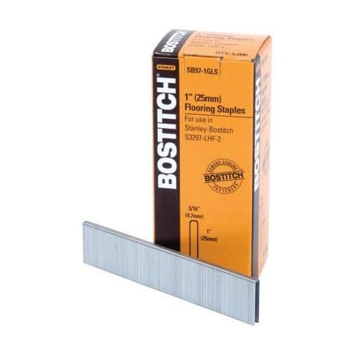  Bostitch SB97-1GLS 1-in Leg 20-Gauge 3/16-in Crown Staple Galvanized (5,000 pk)