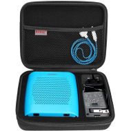BOVKE Speaker Case Compatible with Bose Soundlink Color II Wireless Speaker Hard EVA Shockproof Carrying Case Storage Travel Case Bag Protective Pouch Box, Black