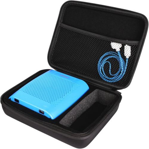  BOVKE Speaker Case Compatible with Bose Soundlink Color II Wireless Speaker Hard EVA Shockproof Carrying Case Storage Travel Case Bag Protective Pouch Box, Black