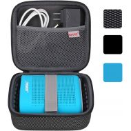 BOVKE Replacement for Bose Soundlink Color II/UE ROLL 360 Wireless Speaker Hard EVA Shockproof Carrying Case Storage Travel Case Bag Protective Pouch Box, Mesh Black