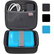 BOVKE Replacement for Bose Soundlink Color II/UE ROLL 360 Wireless Speaker Hard EVA Shockproof Carrying Case Storage Travel Case Bag Protective Pouch Box, Black