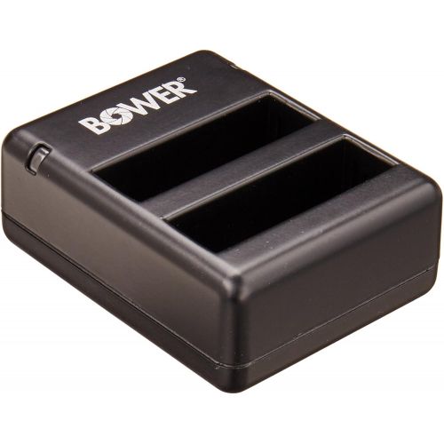  Bower XAS-GP4DUAL Dual Battery Charger for GoPro ADHBT-401 (Black)