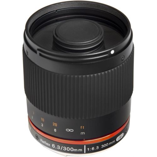  Bower SLY30063FXB 300mm f6.3 High-Power Digital Telephoto Lens for Fuji X-E1, X-M1 and X-Pro1 and Similar Digital Cameras