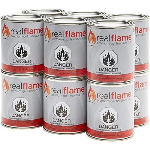  BOWERY HILL Traditional 12 Pack of 13 oz Isopropyl Alcohol Gel Fuel Cans for Indoor and Ourdoor Fireplaces