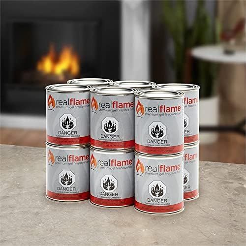  BOWERY HILL Traditional 12 Pack of 13 oz Isopropyl Alcohol Gel Fuel Cans for Indoor and Ourdoor Fireplaces