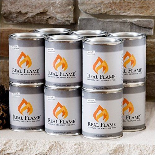  BOWERY HILL Traditional 12 Pack of 13 oz Isopropyl Alcohol Gel Fuel Cans for Indoor and Ourdoor Fireplaces