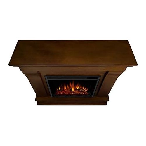  BOWERY HILL Contemporary Solid Wood Electric Fireplace in Espresso