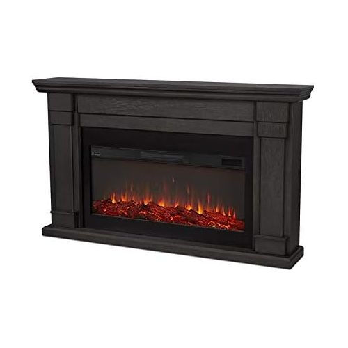  BOWERY HILL Modern Electric Fireplace in Gray