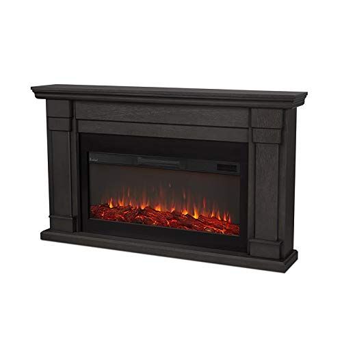  BOWERY HILL Modern Electric Fireplace in Gray