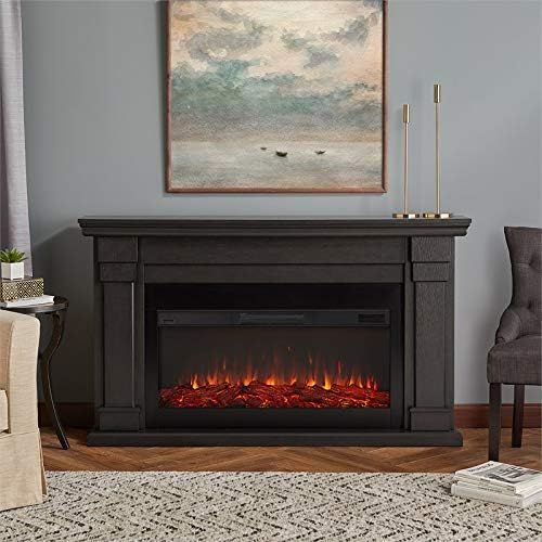  BOWERY HILL Modern Electric Fireplace in Gray