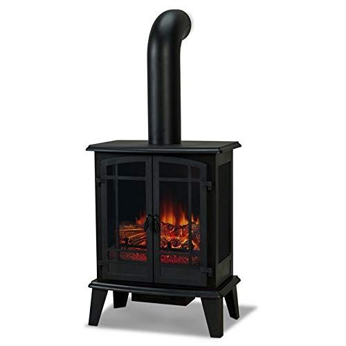  BOWERY HILL Modern Stove Electric Fireplace in Black