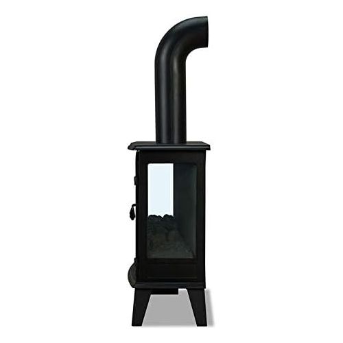  BOWERY HILL Modern Stove Electric Fireplace in Black