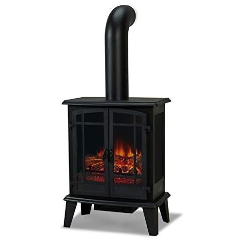  BOWERY HILL Modern Stove Electric Fireplace in Black