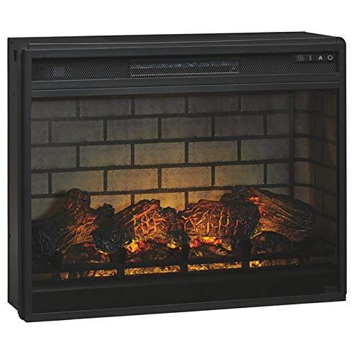  BOWERY HILL Faux FireBrick LG Fireplace Insert