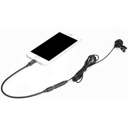  BOYA BY-M2 Digital Omnidirectional Lavalier Microphone with Detachable Lightning Cable (iOS)