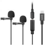 BOYA BY-M2D Digital Dual Omnidirectional Lavalier Microphones with Detachable Lightning Cable (iOS)