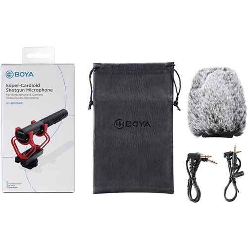  BOYA BY-BM2040 Camera-Mount Shotgun Microphone