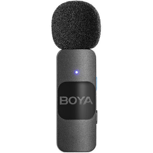  BOYA BY-V2 Ultracompact 2-Person Wireless Microphone System with Lightning Connector for iOS Devices (2.4 GHz)