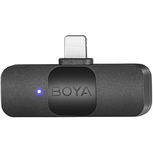  BOYA BY-V2 Ultracompact 2-Person Wireless Microphone System with Lightning Connector for iOS Devices (2.4 GHz)