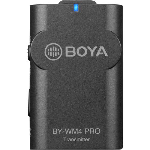  BOYA BY-WM4 PRO-K4 Two-Person Digital Wireless Omni Lavalier Microphone System for Lightning iOS Devices (2.4 GHz)