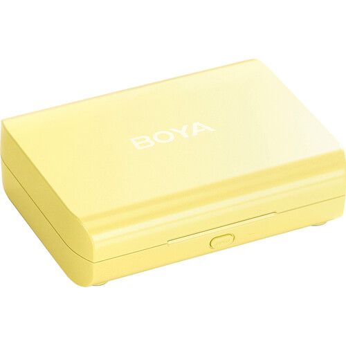  BOYA BY-XM6-K2 2-Person Wireless Microphone System for Cameras and Smartphones (2.4 GHz, Yellow)